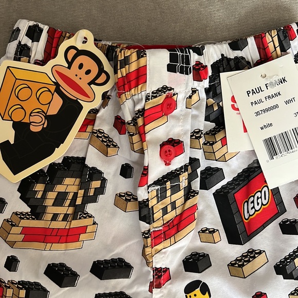 NWT Small Paul by Paul Frank Lego Lounge Pants - Picture 2 of 2